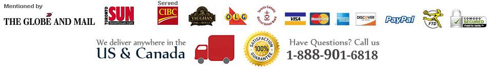 We deliver anywhere in the US and Canada - Have questions? Call us toll free: 1-877-476-1121