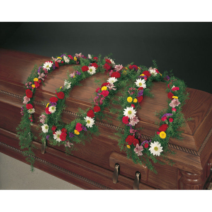 Sympathy Casket Garland h3102 Funeral Flowers Delivery in Toronto the GTA