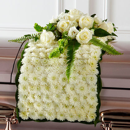 Funeral blankets flowers deals