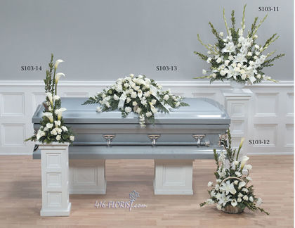 Casket Spray  Funeral Flowers, Philadelphia Florist - Robertson's Flowers