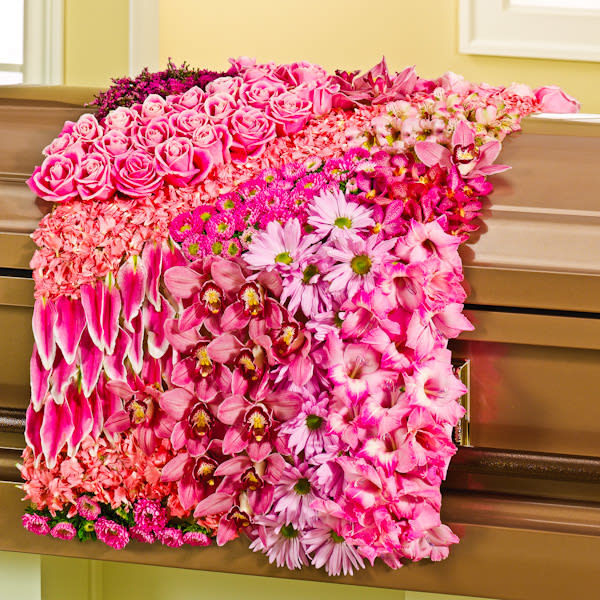 Blanket of Sympathy Flowers h3267 Funeral Flowers Delivery in Toronto