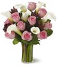 10 Roses, 7 Calla Lilies