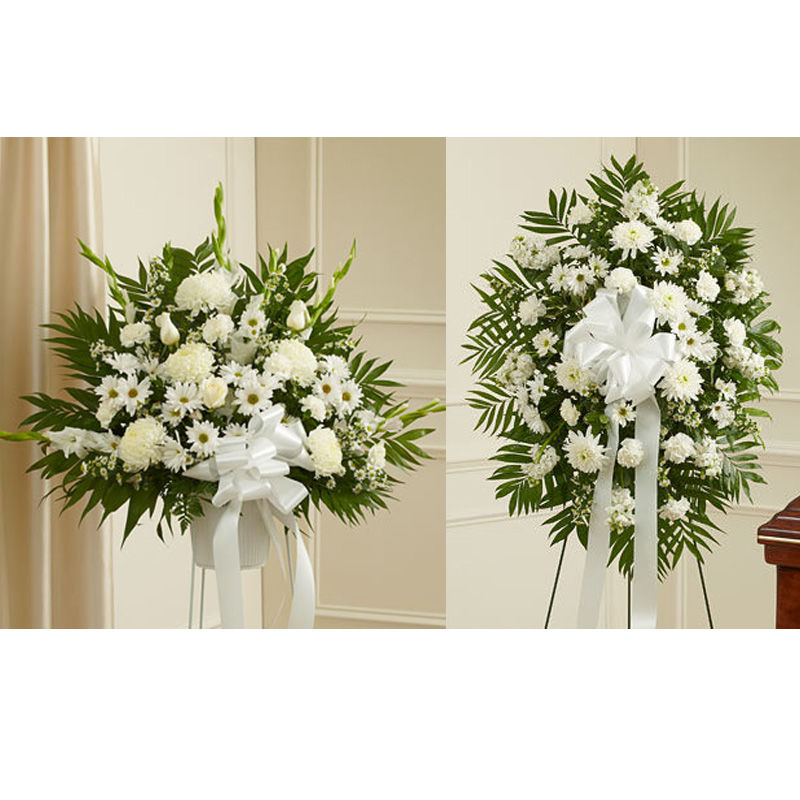 Divine Peace Funeral PackageWhite h3967 Funeral Flowers Delivery in
