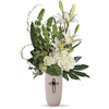 In FTD Ceramic Cross Vase