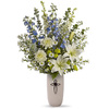In FTD Ceramic Cross Vase